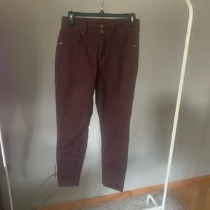 Maurice’s maroon jeans